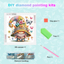Load image into Gallery viewer, Diamond Painting - Partial Special Shaped - Gnome (30*30CM)
