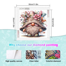 Load image into Gallery viewer, Diamond Painting - Partial Special Shaped - Gnome (30*30CM)
