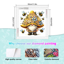 Load image into Gallery viewer, Diamond Painting - Partial Special Shaped - Gnome (30*30CM)
