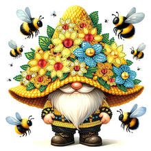 Load image into Gallery viewer, Diamond Painting - Partial Special Shaped - Gnome (30*30CM)
