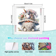 Load image into Gallery viewer, Diamond Painting - Partial Special Shaped - Gnome (30*30CM)
