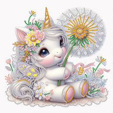 Load image into Gallery viewer, Diamond Painting - Partial Special Shaped - Unicorn (30*30CM)
