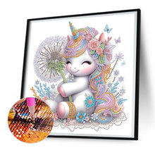 Load image into Gallery viewer, Diamond Painting - Partial Special Shaped - Unicorn (30*30CM)
