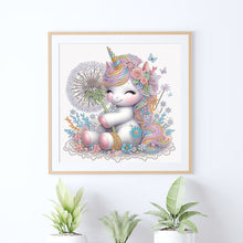 Load image into Gallery viewer, Diamond Painting - Partial Special Shaped - Unicorn (30*30CM)
