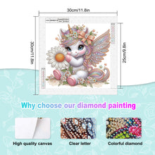 Load image into Gallery viewer, Diamond Painting - Partial Special Shaped - Unicorn (30*30CM)
