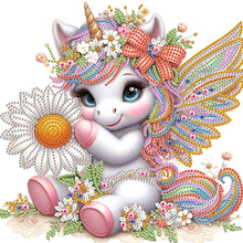 Load image into Gallery viewer, Diamond Painting - Partial Special Shaped - Unicorn (30*30CM)
