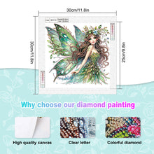 Load image into Gallery viewer, Diamond Painting - Partial Special Shaped - Elf fairy (30*30CM)
