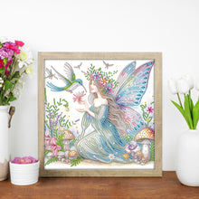 Load image into Gallery viewer, Diamond Painting - Partial Special Shaped - Elf fairy (30*30CM)
