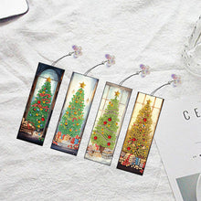 Load image into Gallery viewer, 4Pcs Special Shaped Christmas Animal Diamond Painting Bookmark for Reading Lover
