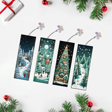 Load image into Gallery viewer, 4Pcs Special Shaped Christmas Animal Diamond Painting Bookmark for Reading Lover
