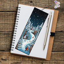 Load image into Gallery viewer, 4Pcs Special Shaped Christmas Animal Diamond Painting Bookmark for Reading Lover
