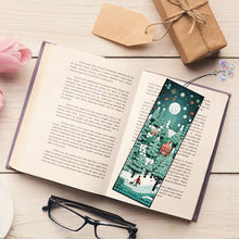 Load image into Gallery viewer, 4Pcs Special Shaped Christmas Animal Diamond Painting Bookmark for Reading Lover
