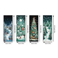 Load image into Gallery viewer, 4Pcs Special Shaped Christmas Animal Diamond Painting Bookmark for Reading Lover
