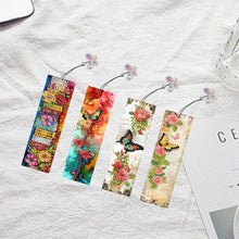 Load image into Gallery viewer, 4Pcs Special Shaped Christmas Animal Diamond Painting Bookmark for Reading Lover
