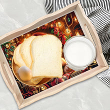 Load image into Gallery viewer, Wooden Christmas Rabbit 5D Diamond Painting Tray Art Craft for Desk Coffee Table
