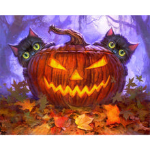 Load image into Gallery viewer, AB Diamond Painting - Full Square - Halloween pumpkin (50*40CM)
