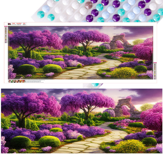 Diamond Painting - Full Round - Beautiful scenery (100*40CM)