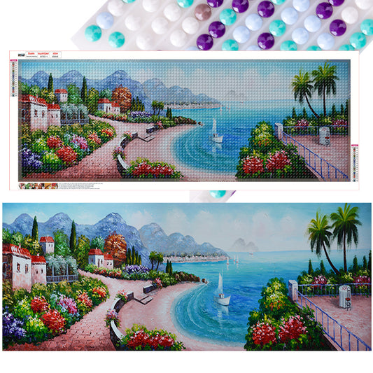 Diamond Painting - Full Round - Beautiful scenery (100*40CM)