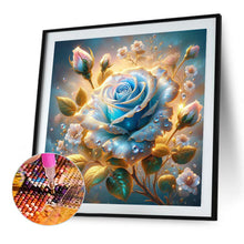 Load image into Gallery viewer, AB Diamond Painting - Full Round - Beautiful Blue Roses (40*40CM)
