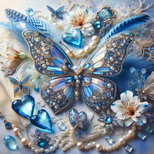 Load image into Gallery viewer, AB Diamond Painting - Full Round - Exquisite Butterfly Decoration (40*40CM)

