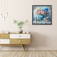 Load image into Gallery viewer, AB Diamond Painting - Full Round - Blue Still Life with Flowers (40*40CM)

