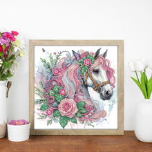 Load image into Gallery viewer, Diamond Painting - Partial Special Shaped - Horse (30*30CM)
