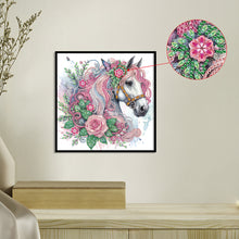 Load image into Gallery viewer, Diamond Painting - Partial Special Shaped - Horse (30*30CM)

