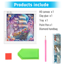 Load image into Gallery viewer, Diamond Painting - Partial Special Shaped - Framed Sailboat (30*30CM)
