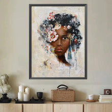 Load image into Gallery viewer, Diamond Painting - Full Round - Oil painting woman (40*50CM)
