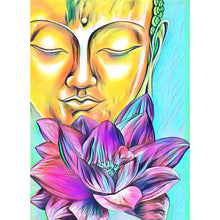 Load image into Gallery viewer, Diamond Painting - Full Round - Buddha lotus (50*60CM)
