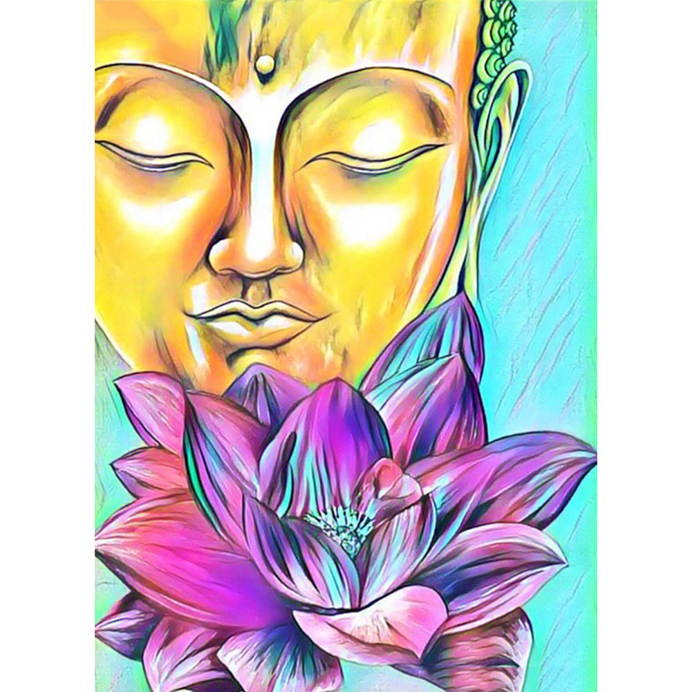 Diamond Painting - Full Round - Buddha lotus (50*60CM)