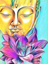 Load image into Gallery viewer, Diamond Painting - Full Round - Buddha lotus (50*60CM)
