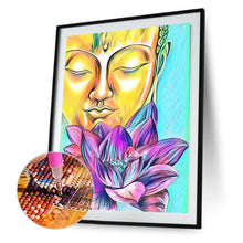 Load image into Gallery viewer, Diamond Painting - Full Round - Buddha lotus (50*60CM)
