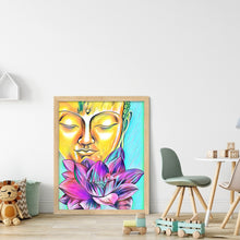Load image into Gallery viewer, Diamond Painting - Full Round - Buddha lotus (50*60CM)
