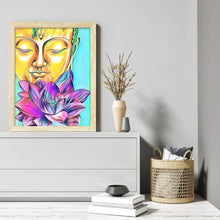 Load image into Gallery viewer, Diamond Painting - Full Round - Buddha lotus (50*60CM)
