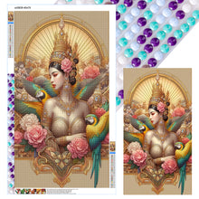 Load image into Gallery viewer, Diamond Painting - Full Round - Parrot Goddess (40*70CM)
