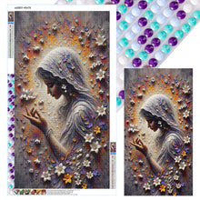 Load image into Gallery viewer, Diamond Painting - Full Round - Flower Girl (40*70CM)
