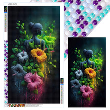 Load image into Gallery viewer, Diamond Painting - Full Round - Flower Girl (40*70CM)
