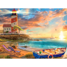 Load image into Gallery viewer, Diamond Painting - Full Round - Seaside Scenery (40*30CM)
