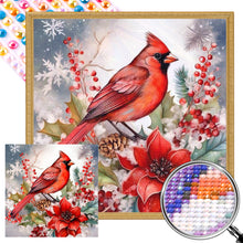 Load image into Gallery viewer, AB Diamond Painting - Full Round - Poinsettia cardinal (40*40CM)
