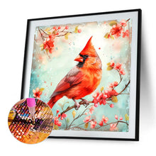 Load image into Gallery viewer, AB Diamond Painting - Full Round - Cardinal on branch (40*40CM)
