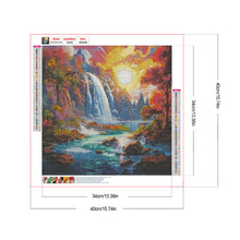 Load image into Gallery viewer, Diamond Painting - Full Round - Waterfall (40*40CM)
