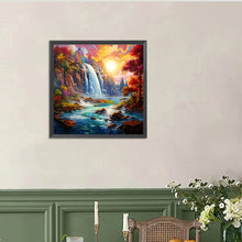 Load image into Gallery viewer, Diamond Painting - Full Round - Waterfall (40*40CM)
