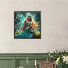 Load image into Gallery viewer, Diamond Painting - Full Round - Butterfly Girl (40*40CM)
