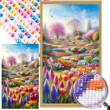 Load image into Gallery viewer, AB Diamond Painting - Full Round - Beautiful Flower Field (40*70CM)
