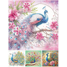 Load image into Gallery viewer, 4pcs Partial Special Diamond Painting Set - Peacock (30*30CM)
