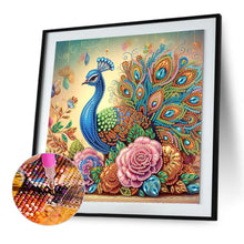 Load image into Gallery viewer, 4pcs Partial Special Diamond Painting Set - Peacock (30*30CM)
