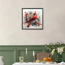 Load image into Gallery viewer, Diamond Painting - Full Square - Red Cardinal (40*40CM)
