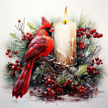 Load image into Gallery viewer, Diamond Painting - Full Square - Red Cardinal (40*40CM)
