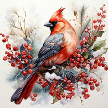 Load image into Gallery viewer, Diamond Painting - Full Square - Red Cardinal (40*40CM)
